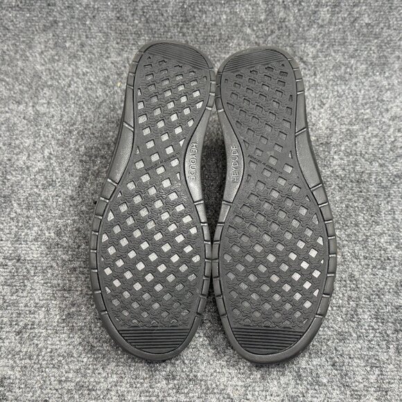 Hey Dude Wendy Slip Resistant Work Shoes Women's 9 Black Canvas Slip On Snekers - Picture 8 of 11